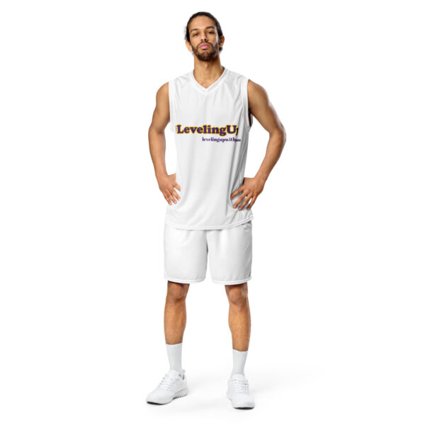 #LEVELINGUP KB unisex basketball jersey - Image 5