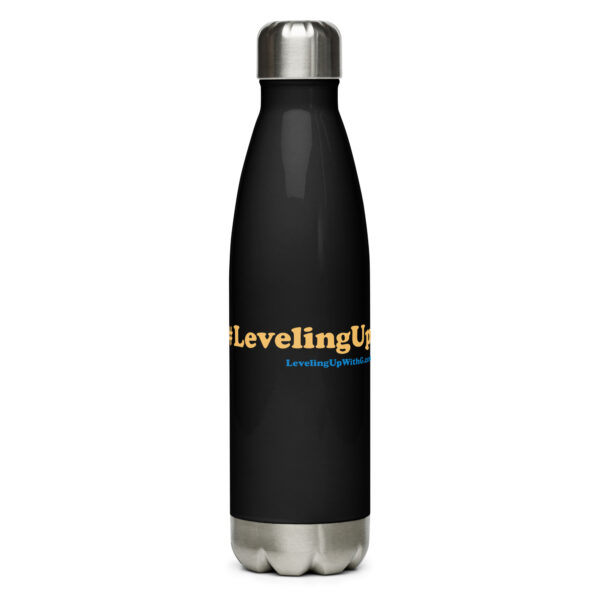 #LevelingUp Stainless steel water bottle