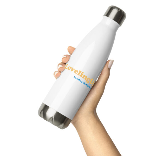 #LevelingUp Stainless steel water bottle - Image 3