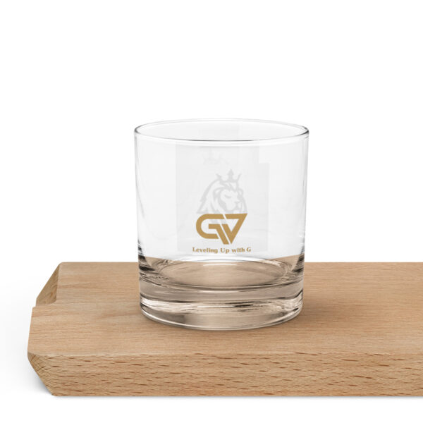 Leveling Up with G Logo Rocks glass - Image 3